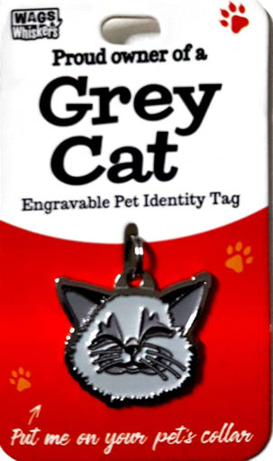 Picture of GREY CAT ID TAG